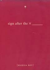 Sign After the X: The Unknown City