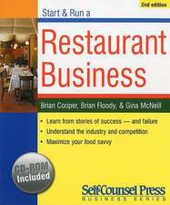 Start & Run a Restaurant Business [With CD-ROM]