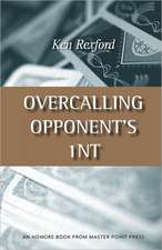 Overcalling Opponent's 1nt