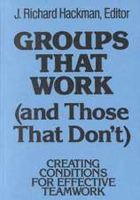 Groups that Work (and Those that Don′t) – Creating Conditions for Effective Teamwork