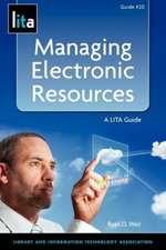 Managing Electronic Resources