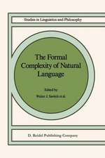 The Formal Complexity of Natural Language