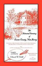 The Historical Directory of Sussex County, New Jersey