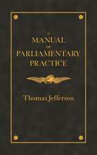 Manual of Parliamentary Practice