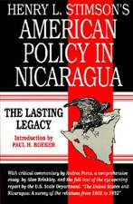 American Policy in Nicaragua