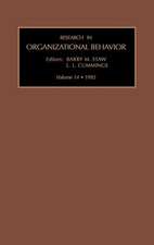 Research in Organizational Behavior