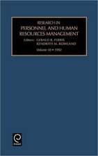 Research in Personnel and Human Resources Management