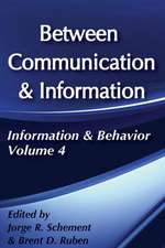 Between Communication and Information