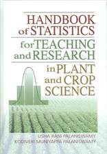 Handbook of Statistics for Teaching and Research in Plant and Crop Science