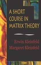 Short Course in Matrix Theory