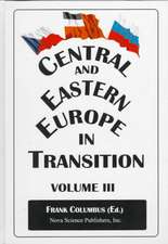 Central & Eastern Europe in Transition, Volume 3