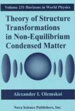 Theory of Structure Transformations in Non-Equilibrium Condensed Matter