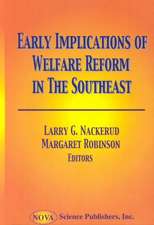 Early Implications of Welfare Reform in the Southeast