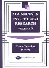 Advances in Psychology Research: Volume 3