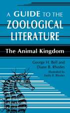 A Guide to the Zoological Literature