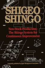 Non-Stock Production: The Shingo System of Continuous Improvement