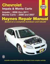 Chevrolet Impala (2006–2011) & Monte Carlo (2006–2007) Haynes Repair Manual (USA)