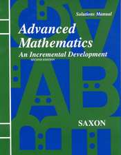 Saxon Advanced Math Solutions Manual Second Edition