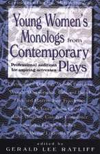 Young Women's Monologs from Contemporary Plays