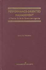 Performance Oriented Management: A Practical Guide