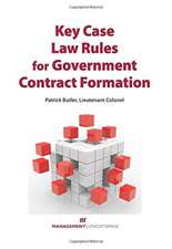 Key Case Law Rules for Government Contract Formation