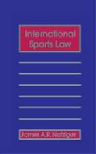 International Sports Law, 2d ed.