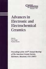 Advances in Electronic and Electrochemical Ceramics – Ceramic Transactions V179