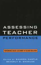 Assessing Teacher Performance: Performance-based Assessment in Teacher Education