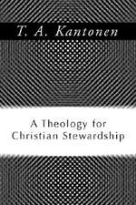 Theology for Christian Stewardship