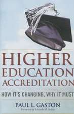 Higher Education Accreditation