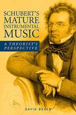 Schubert`s Mature Instrumental Music – A Theorist`s Perspective