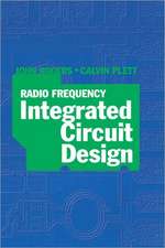 Radio Frequency Integrated Circuit Design