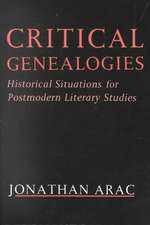 Critical Genealogies