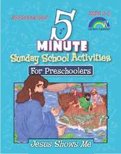 5 Minute Sunday School Activities: Preschoolers