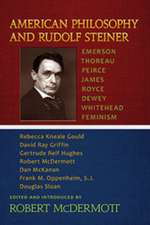 American Philosophy and Rudolf Steiner