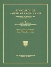 Standards of American Legislation