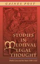 Studies in Medieval Legal Thought