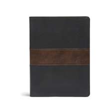 CSB Spurgeon Study Bible, Black/Brown Leathertouch(r)