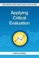 Applying Critical Evaluation