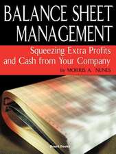 Balance Sheet Management