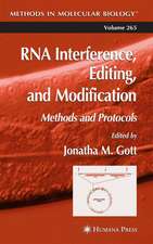 RNA Interference, Editing, and Modification: Methods and Protocols