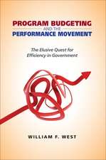 West, W: Program Budgeting and the Performance Movement