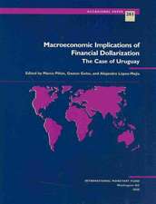 Macroeconomic Implications of Financial Dollarization: The Case of Uruguay IMF Occasional Paper No. 263