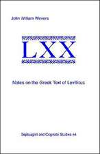 Notes on the Greek Text of Leviticus