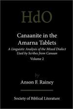 Canaanite in the Amarna Tablets