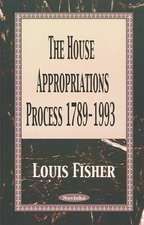 House Appropriations Process, 1789-1993