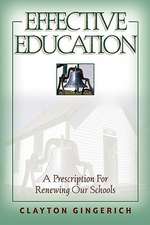 Effective Education