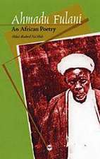 Ahmadu Fulani: An African Poetry