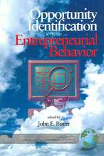 Opportunity Identification and Entrepreneurial Behavior (PB)