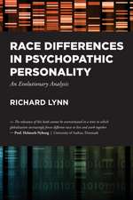 RACE DIFFERENCES IN PSYCHOPATH